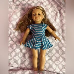 McKenna American Girl Blue and Gray Doll with Realistic Features